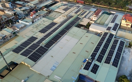 Thi công điện năng lượng mặt trời - NTP GROUP - Dĩ An, Bình Dương